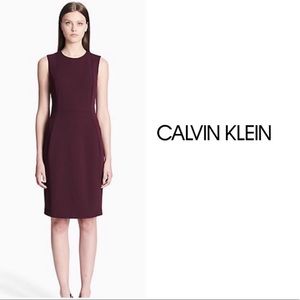 Deep purple Calvin Klein dress